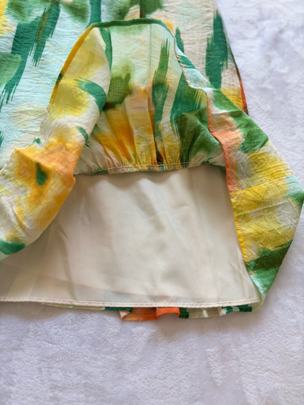 MSK Floral Sleeveless A-Line Silhouette Halter Dress--NWT--L - Picture 5 of 16